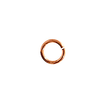 Rose Gold Filled 14k Jump Ring .025x157in (0.64x4mm) 22ga Approx 0.6g - Cosplay Supplies Inc