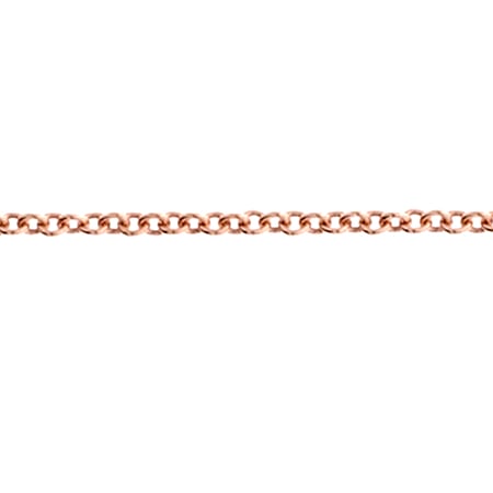 Rose Gold Filled 14k 1132 Cable Chain (1.2mm) Approx 0.66g / Foot - Cosplay Supplies Inc