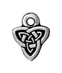 Tierra Cast - Charm Celtic Triad Antique Silver - Cosplay Supplies Inc