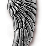 Tierra Cast - Charm Wing 27mm Antique Silver - Cosplay Supplies Inc