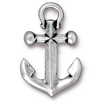 Tierra Cast - Charm Anchor Antique Silver - Cosplay Supplies Inc