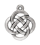 Tierra Cast - Charm Celtic Open Round Antique Silver - Cosplay Supplies Inc