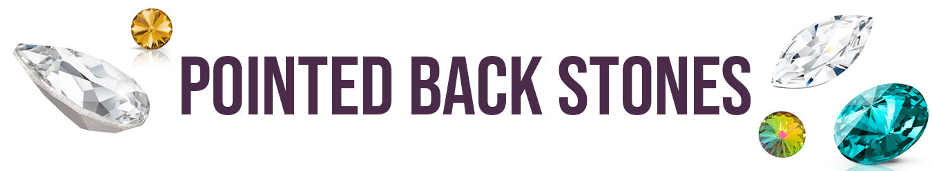 Pointed-back Rhinestones