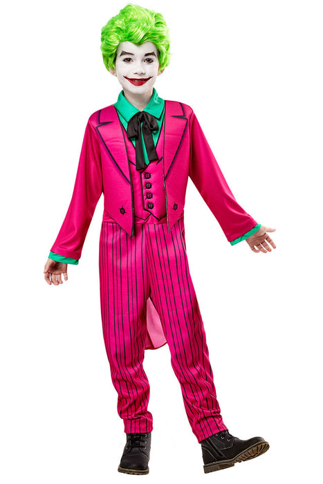 Child Deluxe DC Comics Jumpsuit Joker Costume