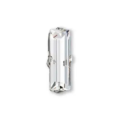 Preciosa Sew-On Baguette 3x7mm Crystal/Silver Setting - Cosplay Supplies Inc