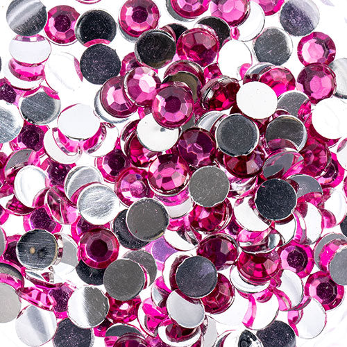 Acrylic Round Flat Back Rhinestones 4mm (SS16)  2000pcs/Bag