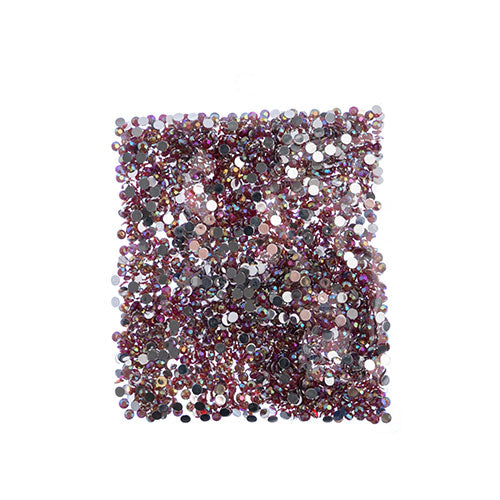Acrylic Round Flat Back Rhinestones 4mm (SS16)  Aurora Borealis 2000pcs/Bag