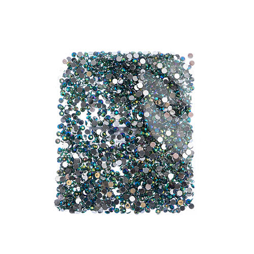 Acrylic Round Flat Back Rhinestones 4mm (SS16)  Aurora Borealis 2000pcs/Bag