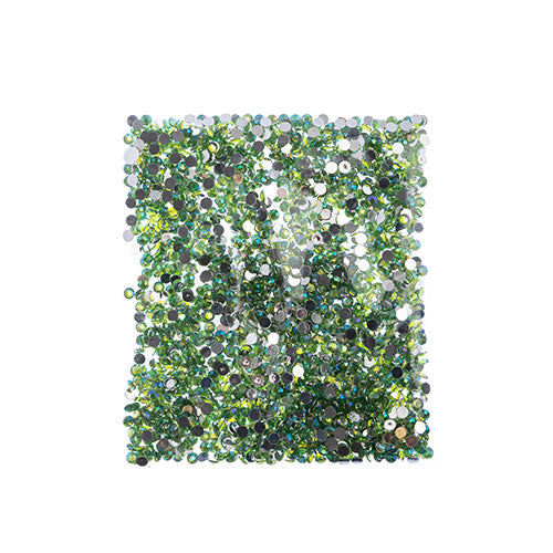 Acrylic Round Flat Back Rhinestones 4mm (SS16)  Aurora Borealis 2000pcs/Bag