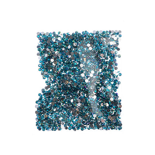 Acrylic Round Flat Back Rhinestones 4mm (SS16)  Aurora Borealis 2000pcs/Bag