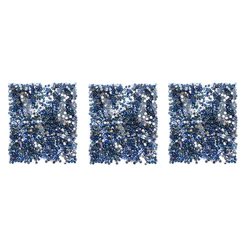 Acrylic Round Flat Back Rhinestones 4mm (SS16)  Aurora Borealis 2000pcs/Bag