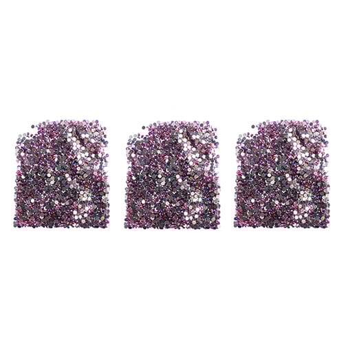 Acrylic Round Flat Back Rhinestones 4mm (SS16)  Aurora Borealis 2000pcs/Bag
