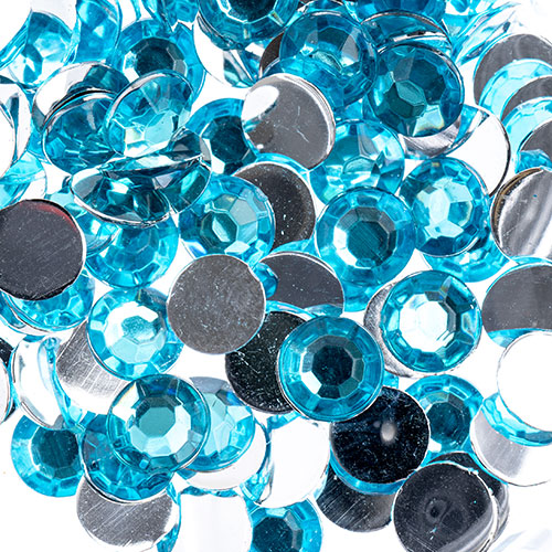 Acrylic Round Flat Back Rhinestones 6mm (SS28)  1000pcs/Bag