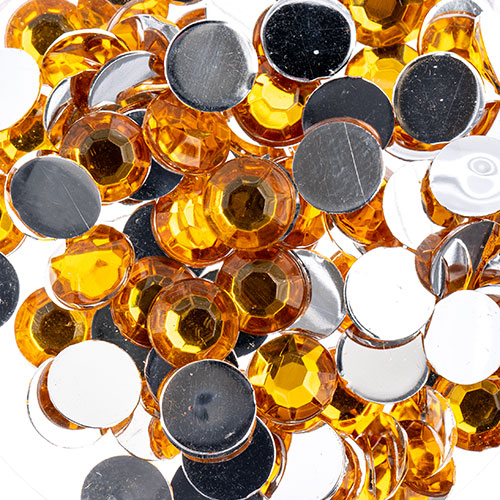 Acrylic Round Flat Back Rhinestones 6mm (SS28)  1000pcs/Bag