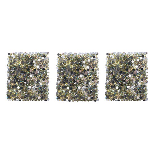 Acrylic Round Flat Back Rhinestones 6mm (SS28)  Aurora Borealis 1000pcs/Bag