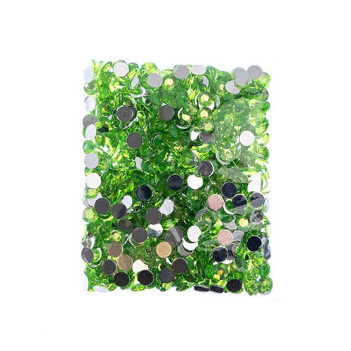 Acrylic Round Flat Back Rhinestones 8mm (SS39)  1000pcs/Bag