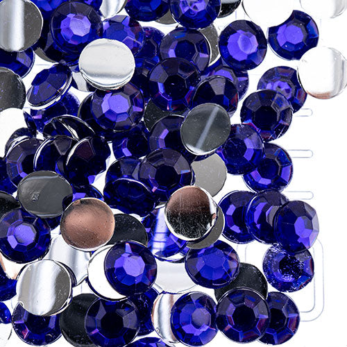 Acrylic Round Flat Back Rhinestones 8mm (SS39)  1000pcs/Bag