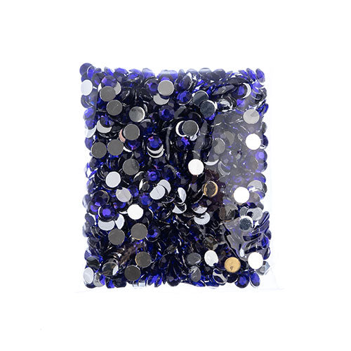 Acrylic Round Flat Back Rhinestones 8mm (SS39)  1000pcs/Bag