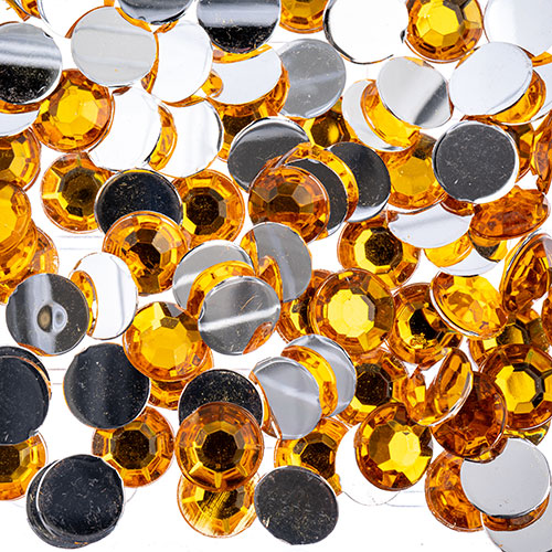 Acrylic Round Flat Back Rhinestones 8mm (SS39)  1000pcs/Bag