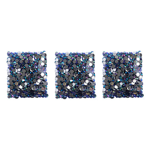 Acrylic Round Flat Back Rhinestones 8mm (SS39)  Aurora Borealis 1000pcs/Bag