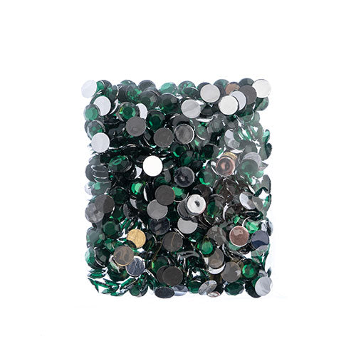 Acrylic Round Flat Back Rhinestones 10mm (SS45)  500pcs/Bag