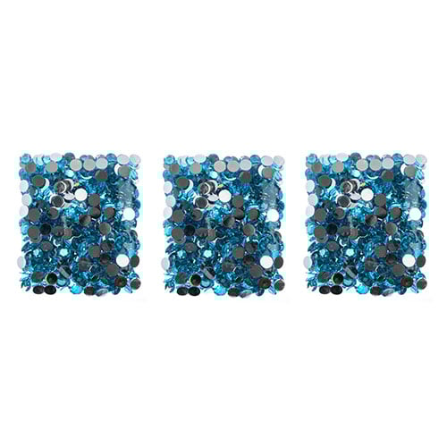 Acrylic Round Flat Back Rhinestones 10mm (SS45)  500pcs/Bag