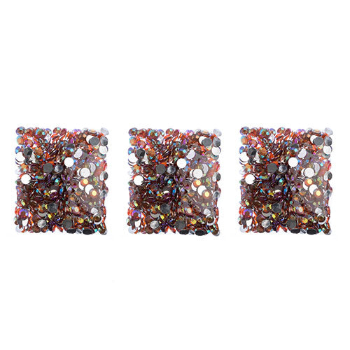 Acrylic Round Flat Back Rhinestones 10mm (SS45)  Aurora Borealis 500pcs/Bag