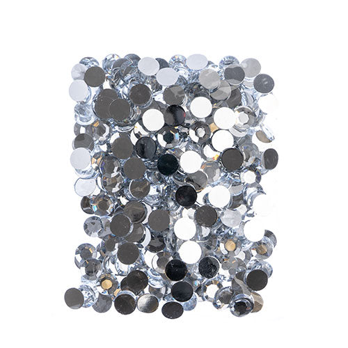 Acrylic Round Flat Back Rhinestones 12mm (SS50)  400pcs/Bag