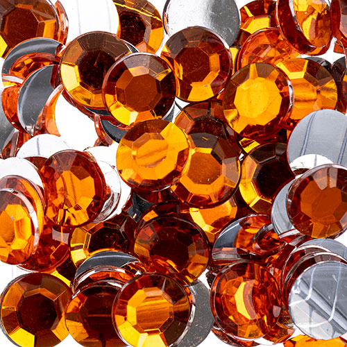 Acrylic Round Flat Back Rhinestones 12mm (SS50)  400pcs/Bag