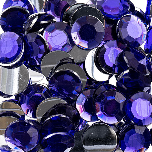 Acrylic Round Flat Back Rhinestones 12mm (SS50)  400pcs/Bag