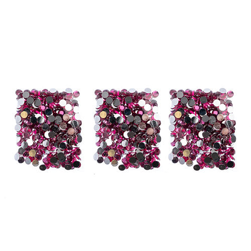 Acrylic Round Flat Back Rhinestones 12mm (SS50)  400pcs/Bag