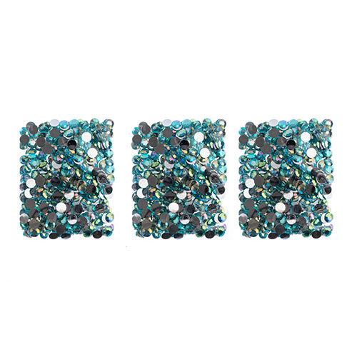 Acrylic Round Flat Back Rhinestones 12mm (SS50)  Aurora Borealis 400pcs/Bag