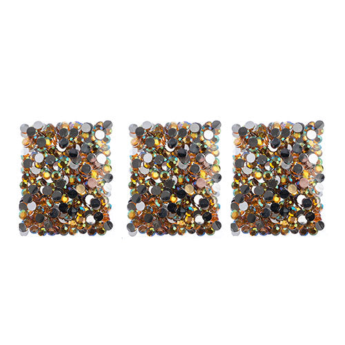 Acrylic Round Flat Back Rhinestones 12mm (SS50)  Aurora Borealis 400pcs/Bag