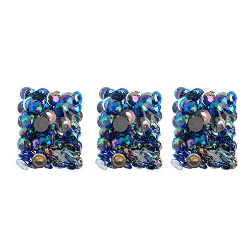 Acrylic Round Flat Back Rhinestones 25mm  Aurora Borealis 100pcs/Bag