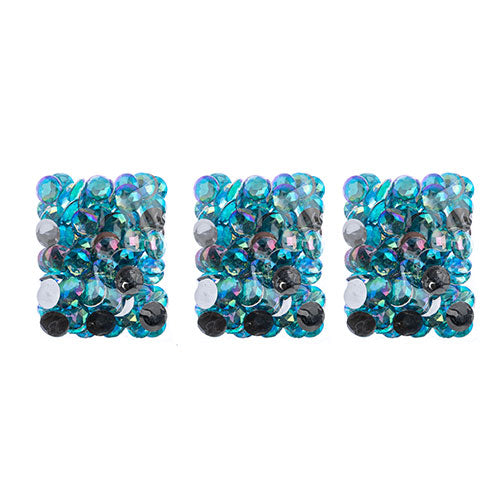 Acrylic Round Flat Back Rhinestones 25mm  Aurora Borealis 100pcs/Bag