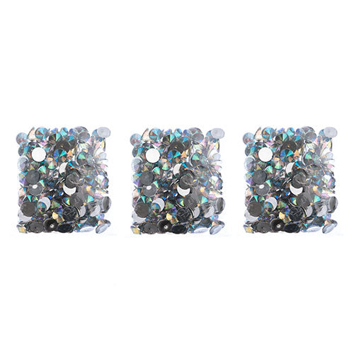 Acrylic Rivoli Flat Back Rhinestones 14mm  Aurora Borealis 200pcs/Bag