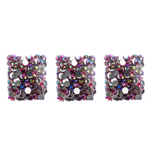 Acrylic Rivoli Flat Back Rhinestones 14mm  Aurora Borealis 200pcs/Bag