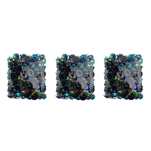 Acrylic Rivoli Flat Back Rhinestones 14mm  Aurora Borealis 200pcs/Bag