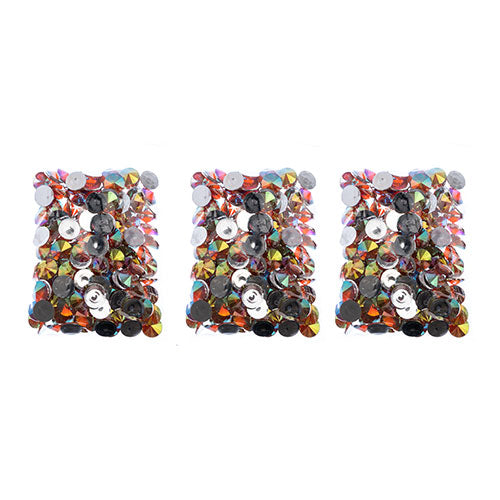 Acrylic Rivoli Flat Back Rhinestones 18mm  Aurora Borealis 200pcs/Bag