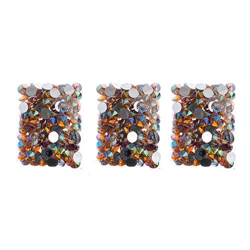 Acrylic Rivoli Flat Back Rhinestones 18mm  Aurora Borealis 200pcs/Bag