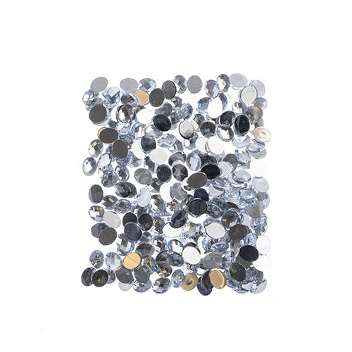 Acrylic Oval Flat Back Rhinestones 8x10mm  200pcs/Bag