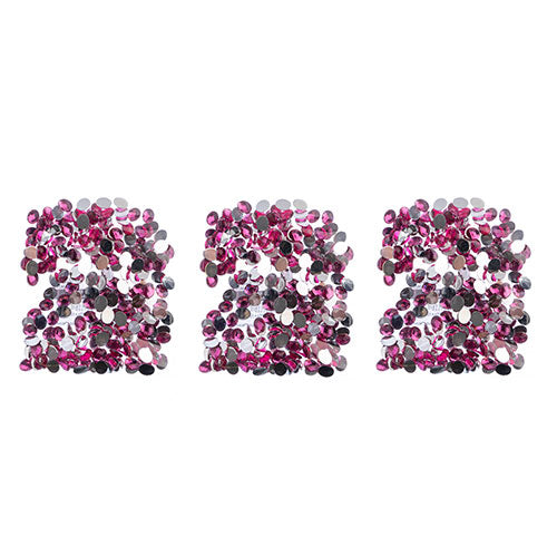 Acrylic Oval Flat Back Rhinestones 8x10mm  200pcs/Bag