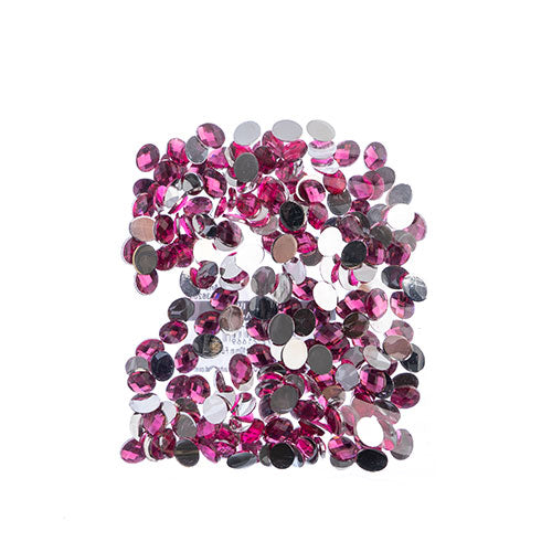Acrylic Oval Flat Back Rhinestones 8x10mm  200pcs/Bag