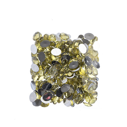 Acrylic Oval Flat Back Rhinestones 10x14mm  200pcs/Bag