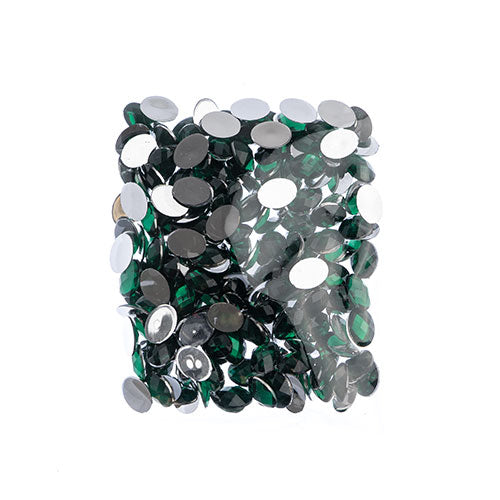 Acrylic Oval Flat Back Rhinestones 10x14mm  200pcs/Bag