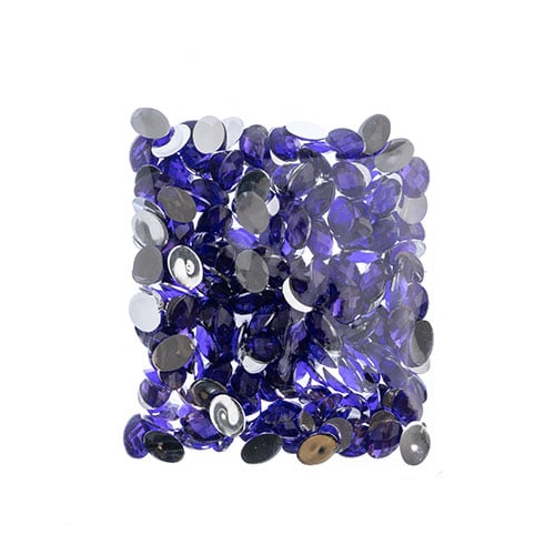Acrylic Oval Flat Back Rhinestones 10x14mm  200pcs/Bag