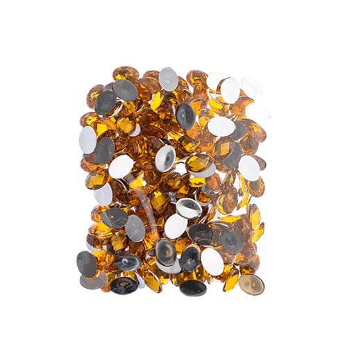Acrylic Oval Flat Back Rhinestones 10x14mm  200pcs/Bag