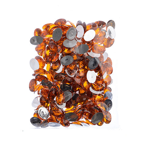 Acrylic Oval Flat Back Rhinestones 18x13mm  200pcs/Bag