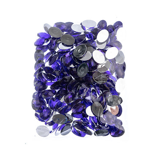 Acrylic Oval Flat Back Rhinestones 18x13mm  200pcs/Bag