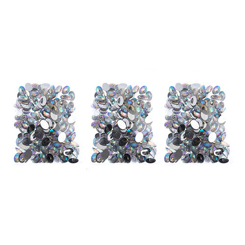 Acrylic Oval Flat Back Rhinestones 18x13mm  Aurora Borealis 200pcs/Bag